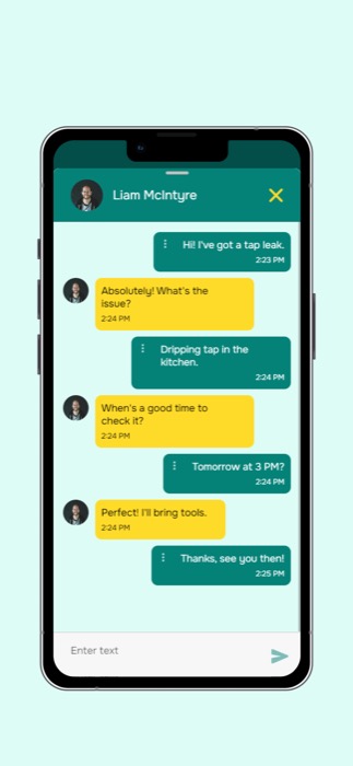 Woblu - chat with workers in real time